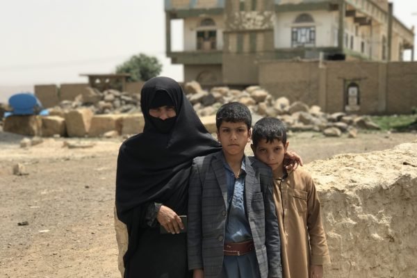 Yemen. UNHCR assistance for IDPs Shafeeqa Eid with her two children in Amran Governorate. She lost her husband this Ramadan to sickness and is now the sole breadwinner for her family, working as a day laborer at nearby farms. She received UNHCR rental assistance to help her and her family cope in exile as they struggle to pay the rent and keep a roof over their heads. ; UNHCR is responding to the humanitarian crisis in Yemen, providing emergency assistance to those forcibly displaced by the conflict. Recent fighting in Yemen has made years of poverty and insecurity even worse. The conflict has disrupted millions of lives, with 2 million internally displaced and a further 1 million having returned home to dangerous conditions. More than 20 million Yemenis need humanitarian assistance. UNHCR provides emergency shelter and household assistance including mattresses, blankets, sleeping mats, kitchen sets, buckets and other essential items. Our assistance has reached people in all 20 governorates affected by the conflict. We also refurbish public buildings that now host displaced families. We provide legal and financial assistance as well as psycho-social support, and we continue to protect and support some 280,000 refugees, mainly from the Horn of Africa, who remain in Yemen despite the conflict.