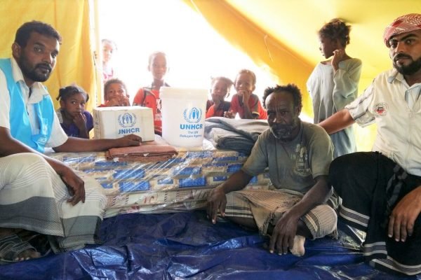 Yemen. UNHCR delivers assistance to Cyclone Chapala's victims UNHCR and SHS delivering NFI kits and tents in Mayfa Higer, Hadramaut Governorate. ; In November 2015, cyclone Chapala reached Yemen. Cyclone Chapala has displaced up to 44,000 people and caused widespread flooding, and damage to property and crops in southeast Yemen.
UNHCR, through its local implementing partner, provided households with NFI kits.