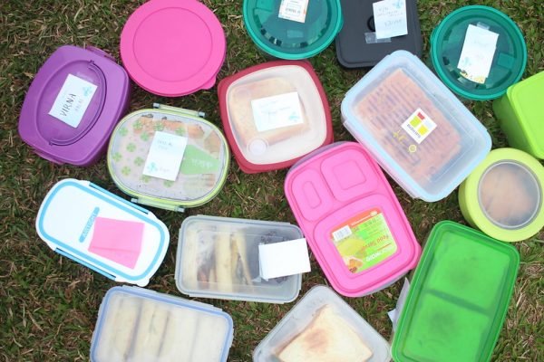 Dinner in lunchboxes Dinner in lunchboxes